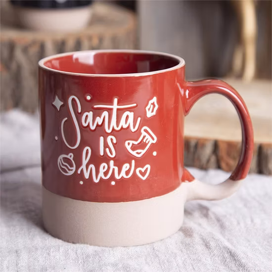 Heiße Weihnachtskeramiktasse/Weihnachtswachsbeständige Keramiktasse